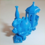 Camel Train Engine  (Blue) R&L Cereal Toy