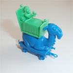 Camel Train Sleeping Wagon (Blue) R&L Cereal Toy