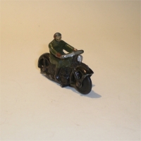 Dinky 37a Motorcycle and Civilian rider