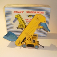 Dinky 964 Grain Elevator -Yellow with blue