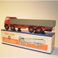 Dinky 501 Foden Highside Tray - Red / Fawn