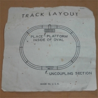 Louis Marx Track Plan Oval