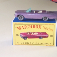 Matchbox 1-75 39b Pontiac Convertible