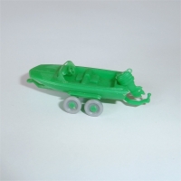 Speed Boat with Trailer - Green